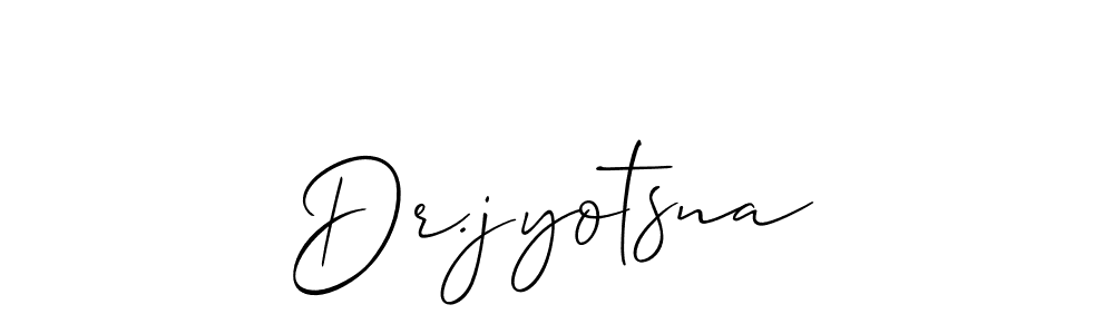 How to Draw Dr.jyotsna signature style? Allison_Script is a latest design signature styles for name Dr.jyotsna. Dr.jyotsna signature style 2 images and pictures png