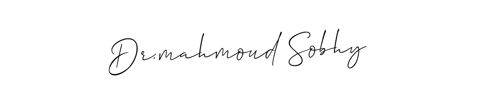 The best way (Allison_Script) to make a short signature is to pick only two or three words in your name. The name Dr.mahmoud Sobhy include a total of six letters. For converting this name. Dr.mahmoud Sobhy signature style 2 images and pictures png