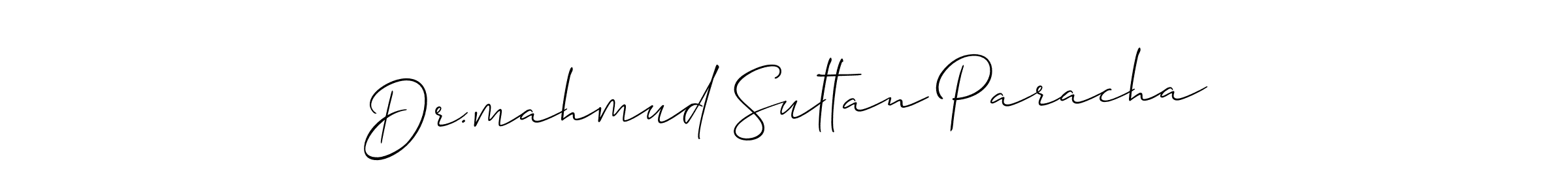 Dr.mahmud Sultan Paracha stylish signature style. Best Handwritten Sign (Allison_Script) for my name. Handwritten Signature Collection Ideas for my name Dr.mahmud Sultan Paracha. Dr.mahmud Sultan Paracha signature style 2 images and pictures png