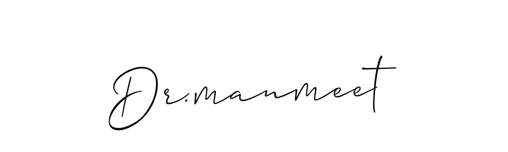 Also we have Dr.manmeet name is the best signature style. Create professional handwritten signature collection using Allison_Script autograph style. Dr.manmeet signature style 2 images and pictures png