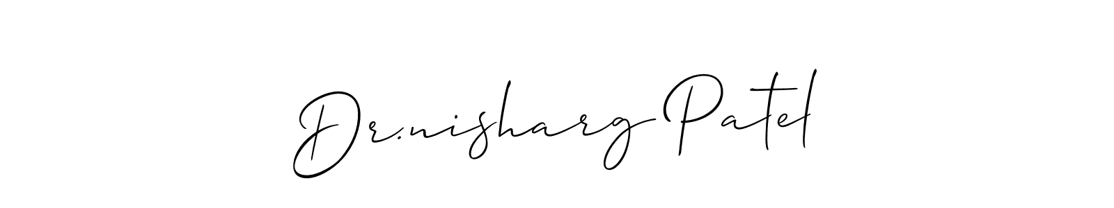 Check out images of Autograph of Dr.nisharg Patel name. Actor Dr.nisharg Patel Signature Style. Allison_Script is a professional sign style online. Dr.nisharg Patel signature style 2 images and pictures png