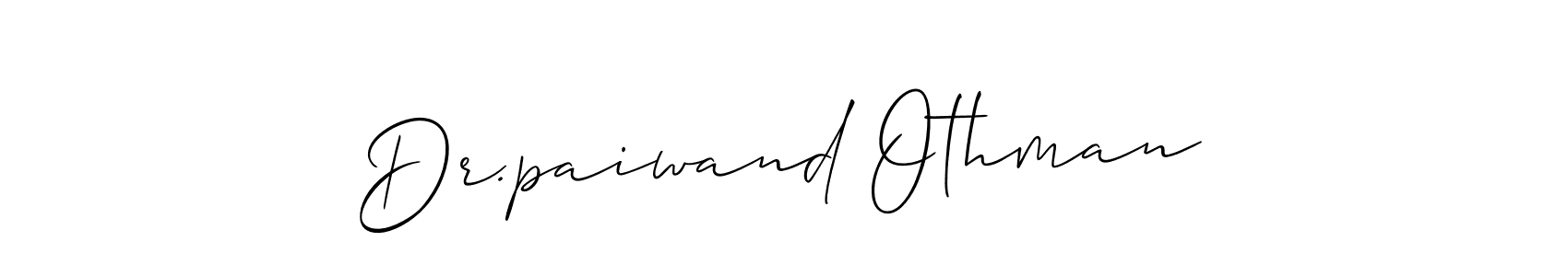 Best and Professional Signature Style for Dr.paiwand Othman. Allison_Script Best Signature Style Collection. Dr.paiwand Othman signature style 2 images and pictures png
