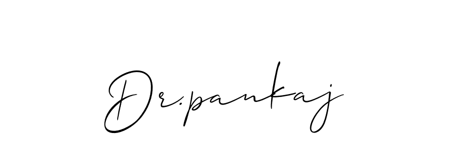 How to make Dr.pankaj signature? Allison_Script is a professional autograph style. Create handwritten signature for Dr.pankaj name. Dr.pankaj signature style 2 images and pictures png