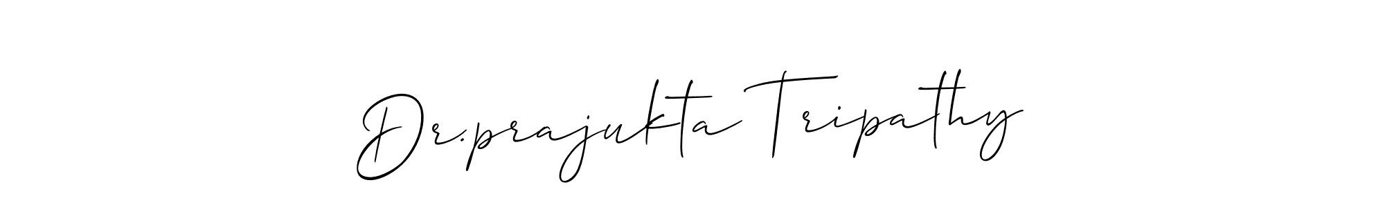 It looks lik you need a new signature style for name Dr.prajukta Tripathy. Design unique handwritten (Allison_Script) signature with our free signature maker in just a few clicks. Dr.prajukta Tripathy signature style 2 images and pictures png