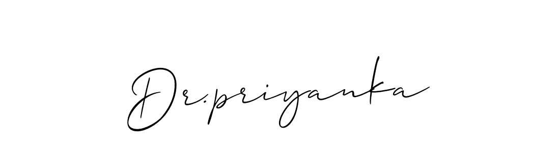 Make a beautiful signature design for name Dr.priyanka. Use this online signature maker to create a handwritten signature for free. Dr.priyanka signature style 2 images and pictures png