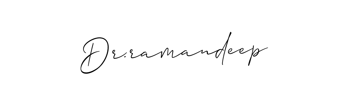 Make a beautiful signature design for name Dr.ramandeep. Use this online signature maker to create a handwritten signature for free. Dr.ramandeep signature style 2 images and pictures png