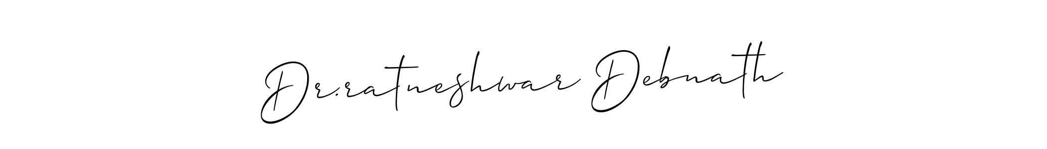 It looks lik you need a new signature style for name Dr.ratneshwar Debnath. Design unique handwritten (Allison_Script) signature with our free signature maker in just a few clicks. Dr.ratneshwar Debnath signature style 2 images and pictures png