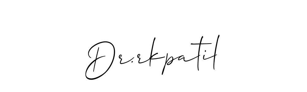 Best and Professional Signature Style for Dr.rkpatil. Allison_Script Best Signature Style Collection. Dr.rkpatil signature style 2 images and pictures png