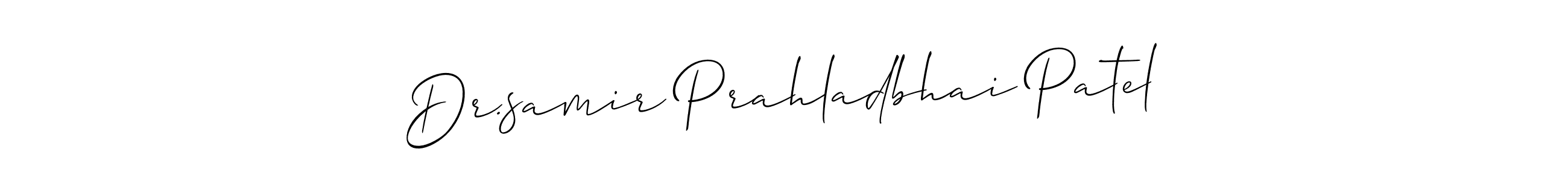 See photos of Dr.samir Prahladbhai Patel official signature by Spectra . Check more albums & portfolios. Read reviews & check more about Allison_Script font. Dr.samir Prahladbhai Patel signature style 2 images and pictures png