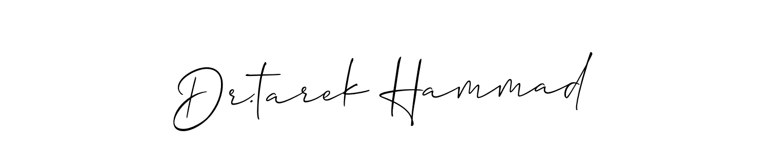 It looks lik you need a new signature style for name Dr.tarek Hammad. Design unique handwritten (Allison_Script) signature with our free signature maker in just a few clicks. Dr.tarek Hammad signature style 2 images and pictures png