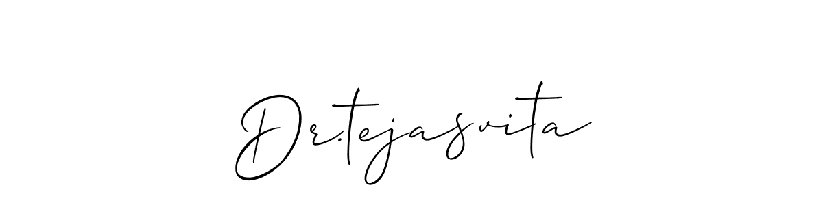 Best and Professional Signature Style for Dr.tejasvita. Allison_Script Best Signature Style Collection. Dr.tejasvita signature style 2 images and pictures png
