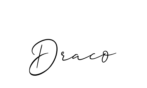 Also You can easily find your signature by using the search form. We will create Draco name handwritten signature images for you free of cost using Allison_Script sign style. Draco signature style 2 images and pictures png