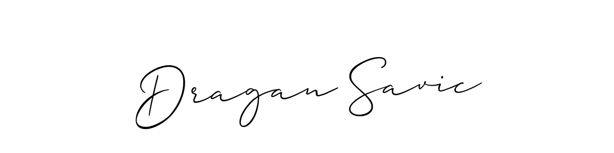 Also You can easily find your signature by using the search form. We will create Dragan Savic name handwritten signature images for you free of cost using Allison_Script sign style. Dragan Savic signature style 2 images and pictures png