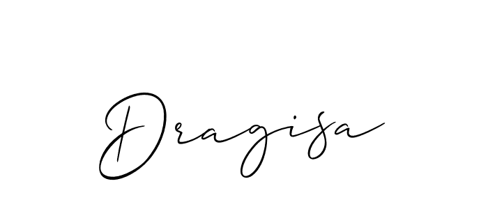 How to make Dragisa name signature. Use Allison_Script style for creating short signs online. This is the latest handwritten sign. Dragisa signature style 2 images and pictures png