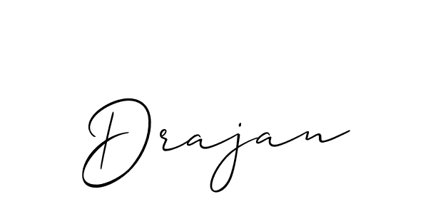 Once you've used our free online signature maker to create your best signature Allison_Script style, it's time to enjoy all of the benefits that Drajan name signing documents. Drajan signature style 2 images and pictures png