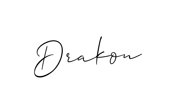 Also You can easily find your signature by using the search form. We will create Drakon name handwritten signature images for you free of cost using Allison_Script sign style. Drakon signature style 2 images and pictures png