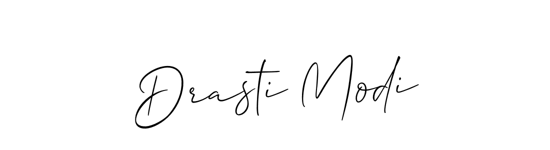 Drasti Modi stylish signature style. Best Handwritten Sign (Allison_Script) for my name. Handwritten Signature Collection Ideas for my name Drasti Modi. Drasti Modi signature style 2 images and pictures png