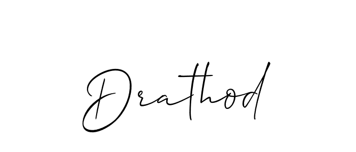 You can use this online signature creator to create a handwritten signature for the name Drathod. This is the best online autograph maker. Drathod signature style 2 images and pictures png