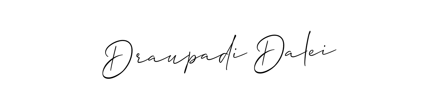 Here are the top 10 professional signature styles for the name Draupadi Dalei. These are the best autograph styles you can use for your name. Draupadi Dalei signature style 2 images and pictures png