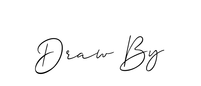 Allison_Script is a professional signature style that is perfect for those who want to add a touch of class to their signature. It is also a great choice for those who want to make their signature more unique. Get Draw By name to fancy signature for free. Draw By signature style 2 images and pictures png