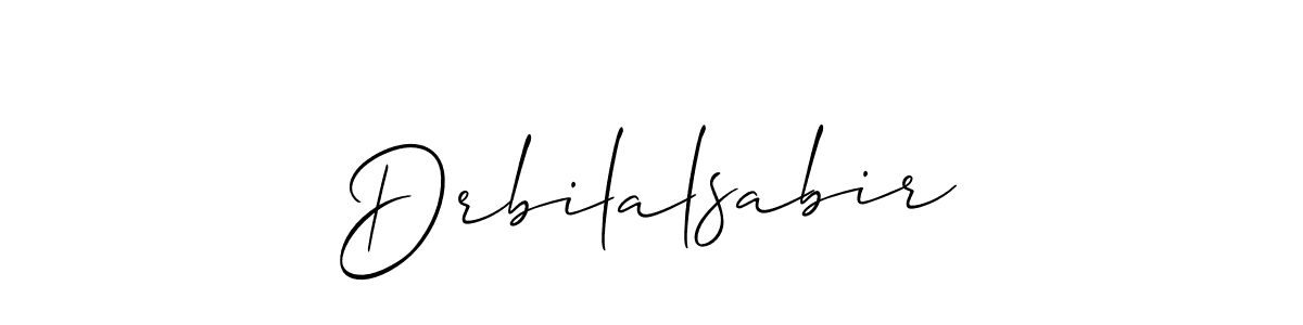 It looks lik you need a new signature style for name Drbilalsabir. Design unique handwritten (Allison_Script) signature with our free signature maker in just a few clicks. Drbilalsabir signature style 2 images and pictures png