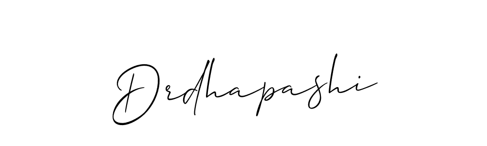 Create a beautiful signature design for name Drdhapashi. With this signature (Allison_Script) fonts, you can make a handwritten signature for free. Drdhapashi signature style 2 images and pictures png