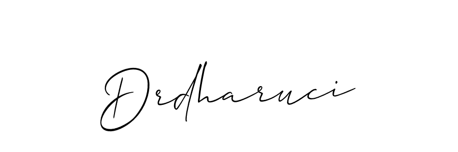 It looks lik you need a new signature style for name Drdharuci. Design unique handwritten (Allison_Script) signature with our free signature maker in just a few clicks. Drdharuci signature style 2 images and pictures png