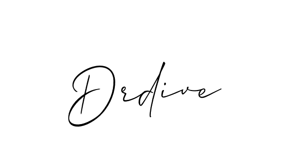 Best and Professional Signature Style for Drdive. Allison_Script Best Signature Style Collection. Drdive signature style 2 images and pictures png
