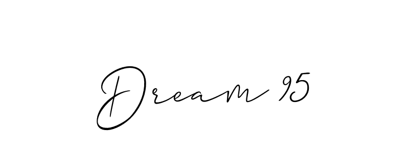 This is the best signature style for the Dream 95 name. Also you like these signature font (Allison_Script). Mix name signature. Dream 95 signature style 2 images and pictures png