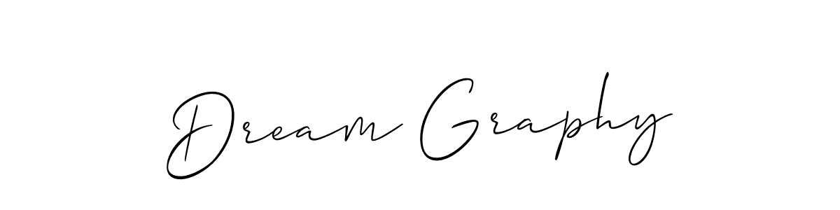 How to make Dream Graphy signature? Allison_Script is a professional autograph style. Create handwritten signature for Dream Graphy name. Dream Graphy signature style 2 images and pictures png