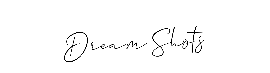 How to make Dream Shots name signature. Use Allison_Script style for creating short signs online. This is the latest handwritten sign. Dream Shots signature style 2 images and pictures png