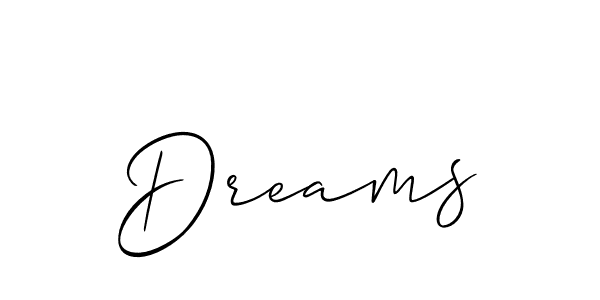 You can use this online signature creator to create a handwritten signature for the name Dreams. This is the best online autograph maker. Dreams signature style 2 images and pictures png