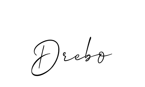 Allison_Script is a professional signature style that is perfect for those who want to add a touch of class to their signature. It is also a great choice for those who want to make their signature more unique. Get Drebo name to fancy signature for free. Drebo signature style 2 images and pictures png