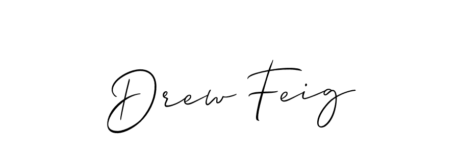 Also we have Drew Feig name is the best signature style. Create professional handwritten signature collection using Allison_Script autograph style. Drew Feig signature style 2 images and pictures png