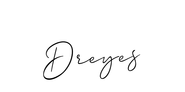 You should practise on your own different ways (Allison_Script) to write your name (Dreyes) in signature. don't let someone else do it for you. Dreyes signature style 2 images and pictures png