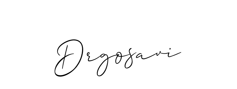 Also we have Drgosavi name is the best signature style. Create professional handwritten signature collection using Allison_Script autograph style. Drgosavi signature style 2 images and pictures png