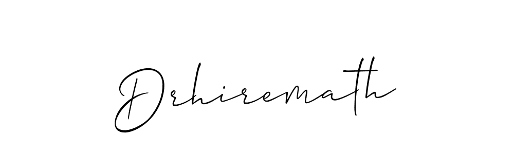 Drhiremath stylish signature style. Best Handwritten Sign (Allison_Script) for my name. Handwritten Signature Collection Ideas for my name Drhiremath. Drhiremath signature style 2 images and pictures png