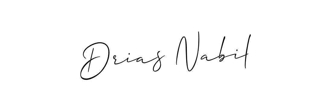 See photos of Drias Nabil official signature by Spectra . Check more albums & portfolios. Read reviews & check more about Allison_Script font. Drias Nabil signature style 2 images and pictures png