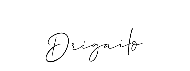 You can use this online signature creator to create a handwritten signature for the name Drigailo. This is the best online autograph maker. Drigailo signature style 2 images and pictures png