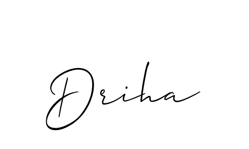 How to make Driha name signature. Use Allison_Script style for creating short signs online. This is the latest handwritten sign. Driha signature style 2 images and pictures png