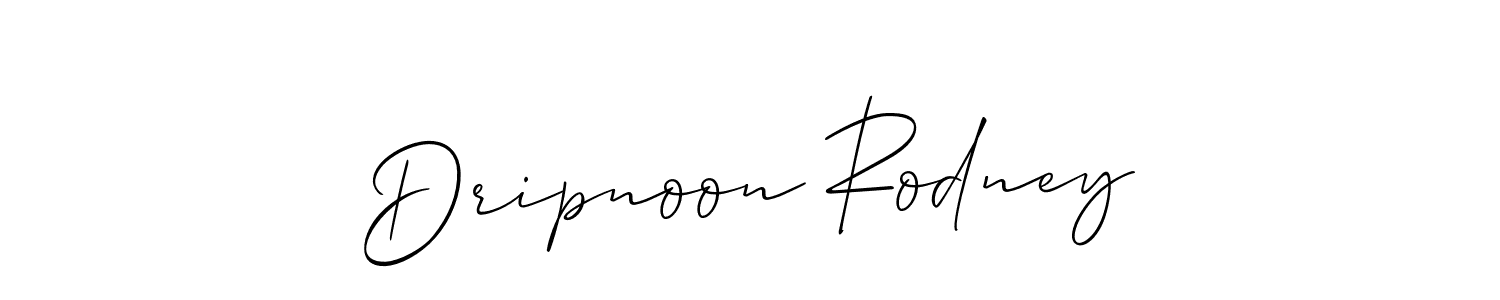 Check out images of Autograph of Dripnoon Rodney name. Actor Dripnoon Rodney Signature Style. Allison_Script is a professional sign style online. Dripnoon Rodney signature style 2 images and pictures png