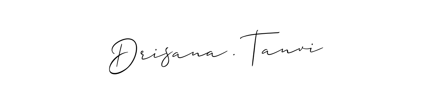 How to Draw Drisana . Tanvi signature style? Allison_Script is a latest design signature styles for name Drisana . Tanvi. Drisana . Tanvi signature style 2 images and pictures png