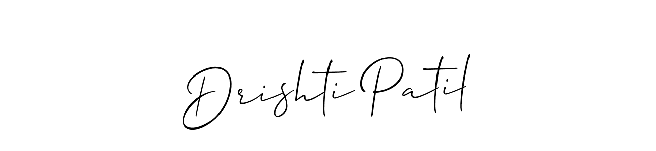 You can use this online signature creator to create a handwritten signature for the name Drishti Patil. This is the best online autograph maker. Drishti Patil signature style 2 images and pictures png