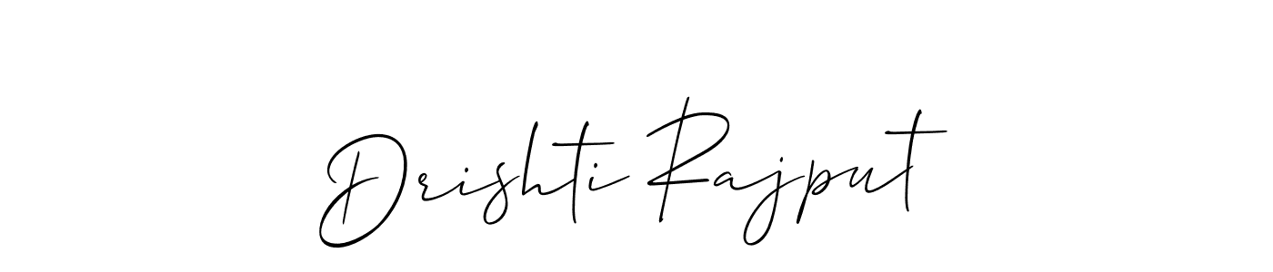 Make a beautiful signature design for name Drishti Rajput. Use this online signature maker to create a handwritten signature for free. Drishti Rajput signature style 2 images and pictures png