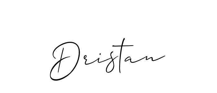 Design your own signature with our free online signature maker. With this signature software, you can create a handwritten (Allison_Script) signature for name Dristan. Dristan signature style 2 images and pictures png