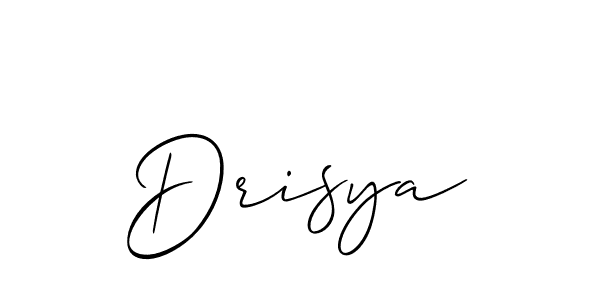 Drisya stylish signature style. Best Handwritten Sign (Allison_Script) for my name. Handwritten Signature Collection Ideas for my name Drisya. Drisya signature style 2 images and pictures png