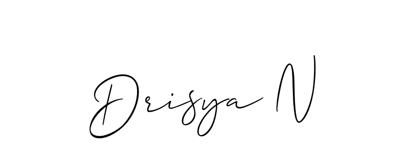 Here are the top 10 professional signature styles for the name Drisya N. These are the best autograph styles you can use for your name. Drisya N signature style 2 images and pictures png