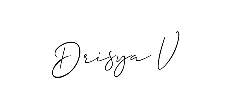 See photos of Drisya V official signature by Spectra . Check more albums & portfolios. Read reviews & check more about Allison_Script font. Drisya V signature style 2 images and pictures png