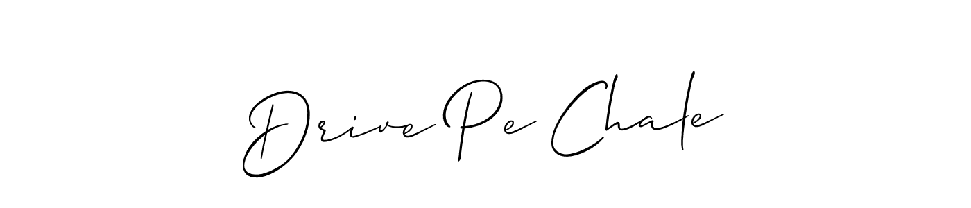 Here are the top 10 professional signature styles for the name Drive Pe Chale. These are the best autograph styles you can use for your name. Drive Pe Chale signature style 2 images and pictures png