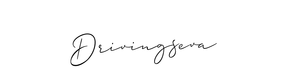 Make a beautiful signature design for name Drivingseva. Use this online signature maker to create a handwritten signature for free. Drivingseva signature style 2 images and pictures png